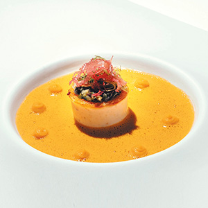 Plat gâteau brochet